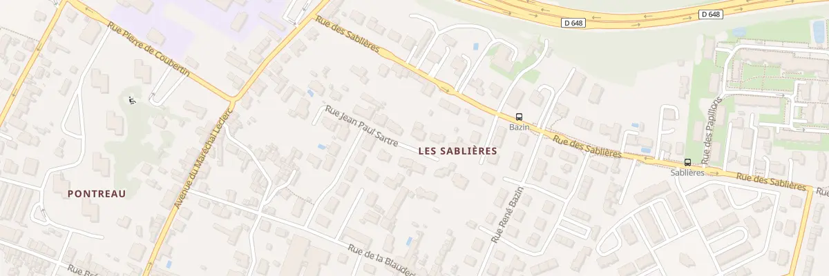Plan du 33 Rue Jean Paul Sartre à Niort