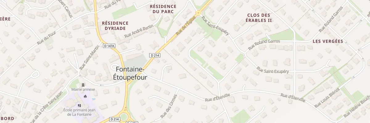 Plan du 7 Rue Le Valois d’Escoville à Fontaine-Étoupefour