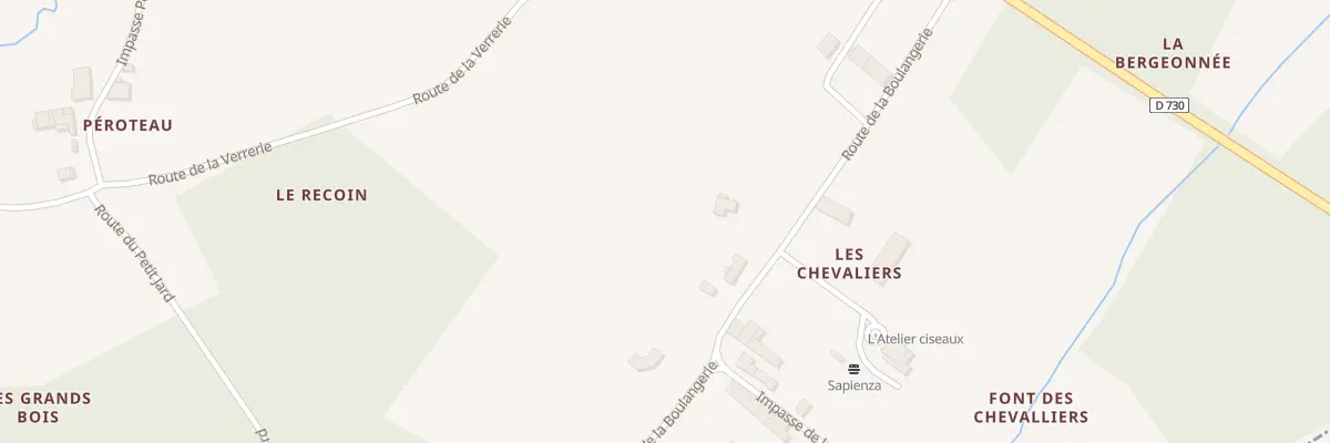 Plan du 5133 Les Chevalliers à Chamouillac