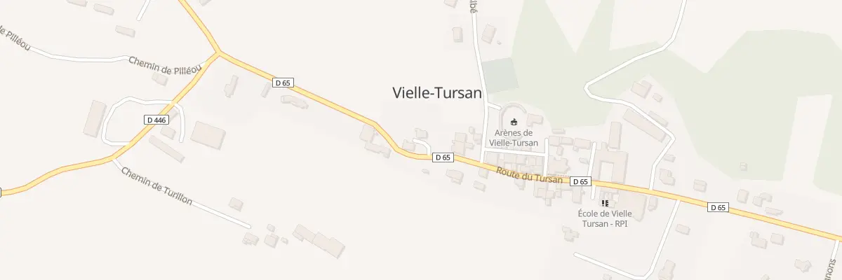 Plan du 503 Rte du Tursan à Vielle-Tursan