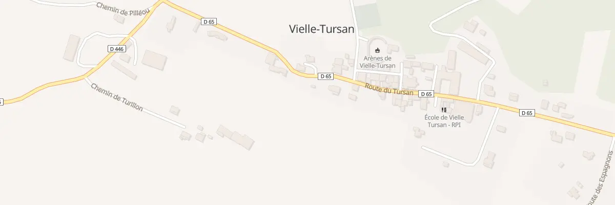 Plan du 534 Rte du Tursan à Vielle-Tursan