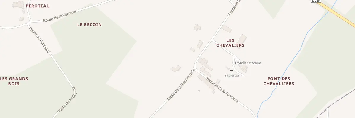 Plan du 5171 Les Chevalliers à Chamouillac