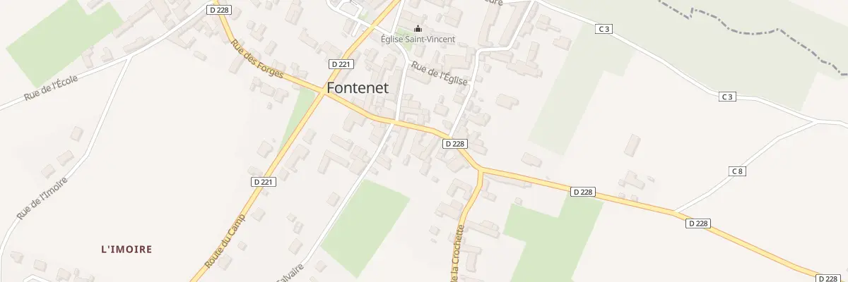 Plan du 12 Rue de la Richardière à Fontenet