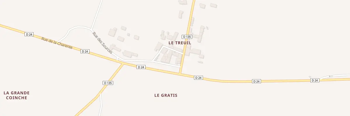 Plan du 3 Rte des Justices à Chérac