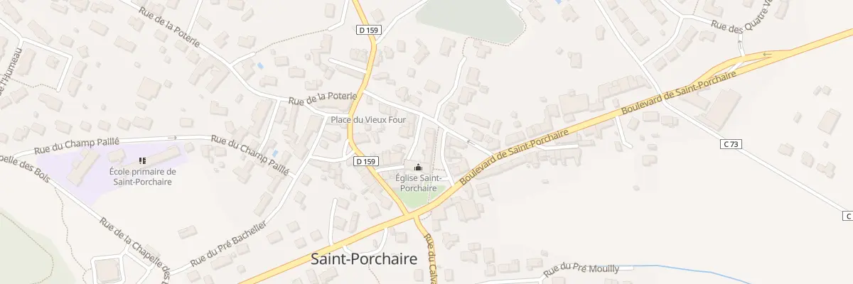 Plan du 9 Pl de la Cure St Porchaire à Bressuire