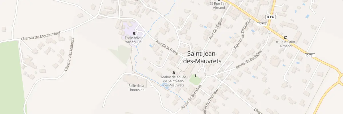 Plan du 1 Imp de la Barre aux Garennes sur Loire