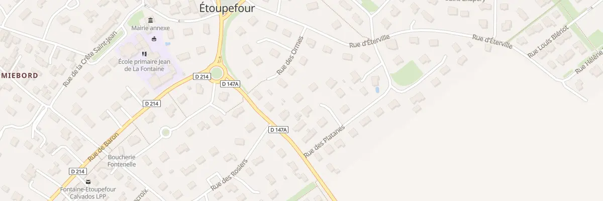 Plan du 3 Rue des Tilleuls à Fontaine-Étoupefour