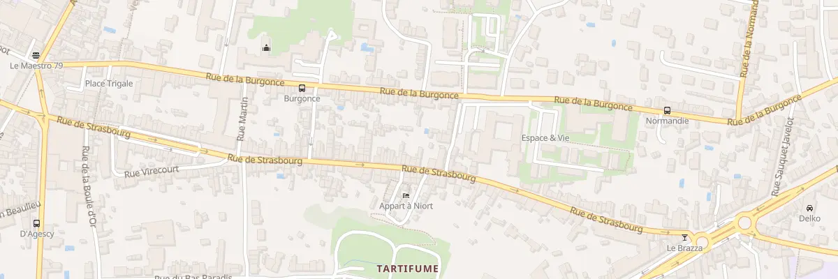 Plan du 141 Rue de Strasbourg à Niort