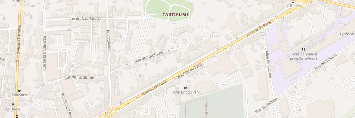 Plan du 105 Av de Paris à Niort