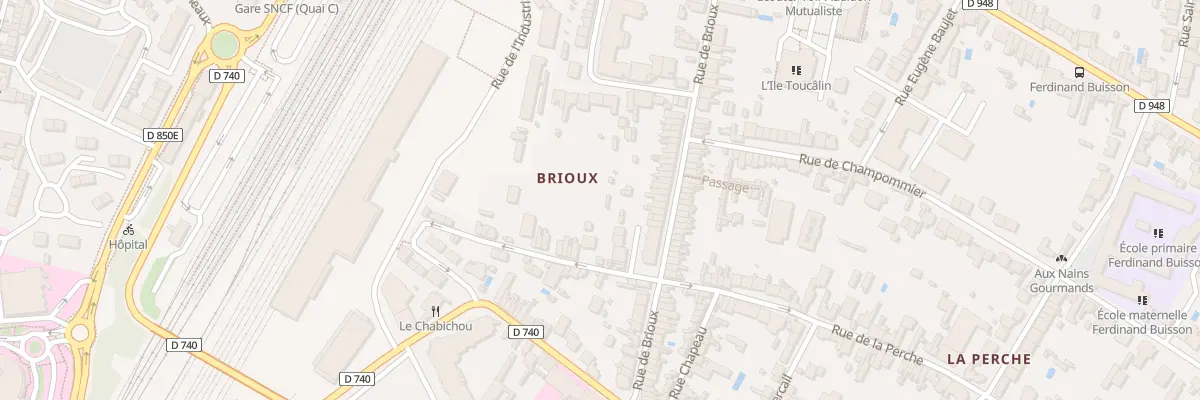 Plan du 29 Rue de la Perche à Niort