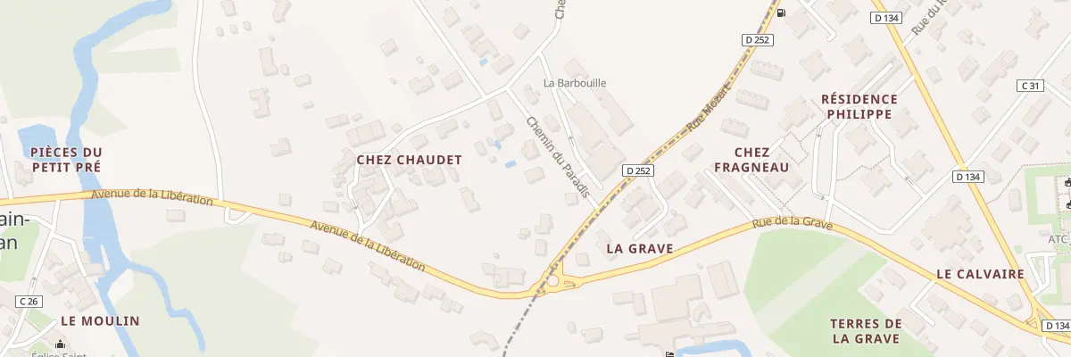 Plan du 3 Che du Paradis à Saint-Germain-de-Lusignan