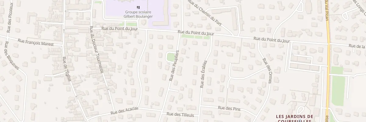 Plan du 5 Rue des Peupliers à Courseulles-sur-Mer