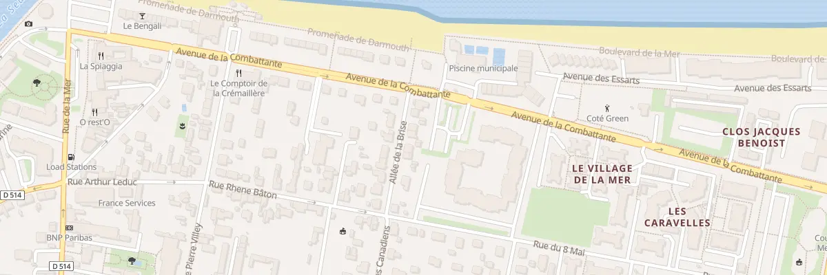 Plan du 12B All de la Brise à Courseulles-sur-Mer