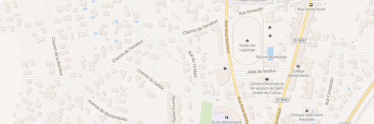 Plan du 7 Rue du 19 Mars à Saint-André-de-Cubzac