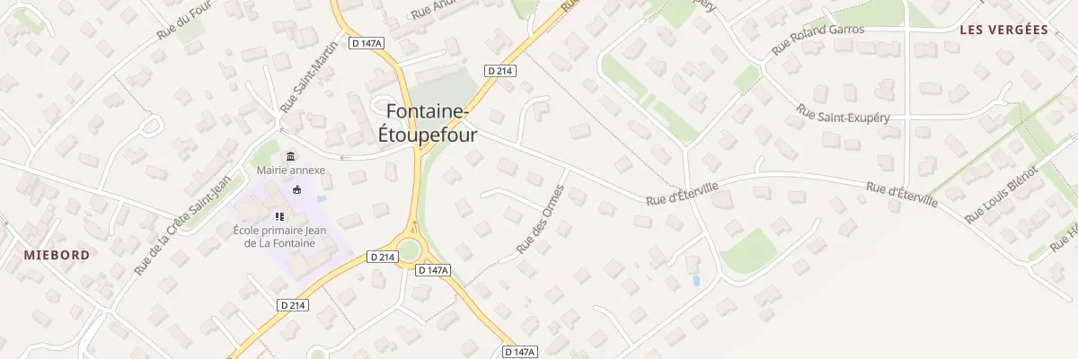 Plan du 4 Rue d’Éterville à Fontaine-Étoupefour