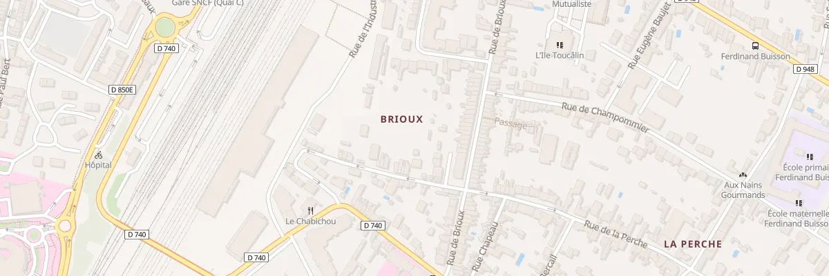Plan du 25 Rue de la Perche à Niort