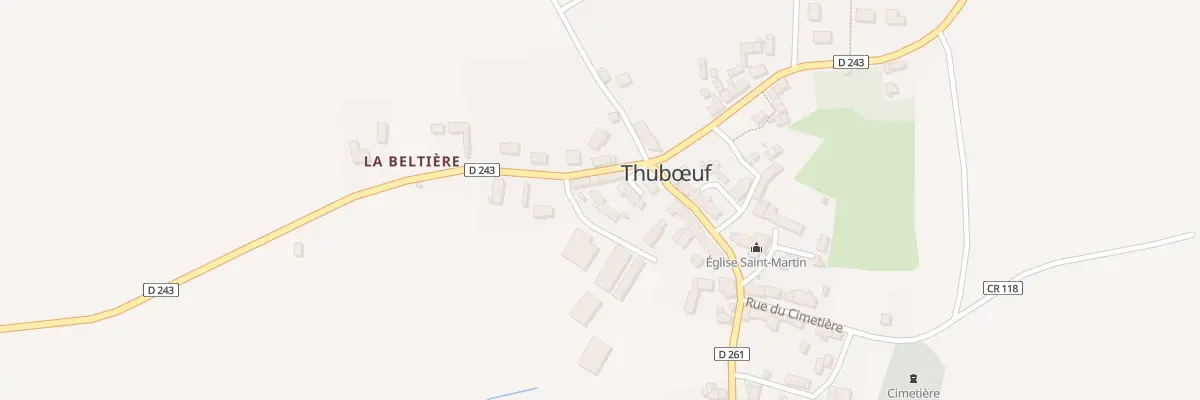 Plan du 5 Rue de Sept Forges à Thubœuf