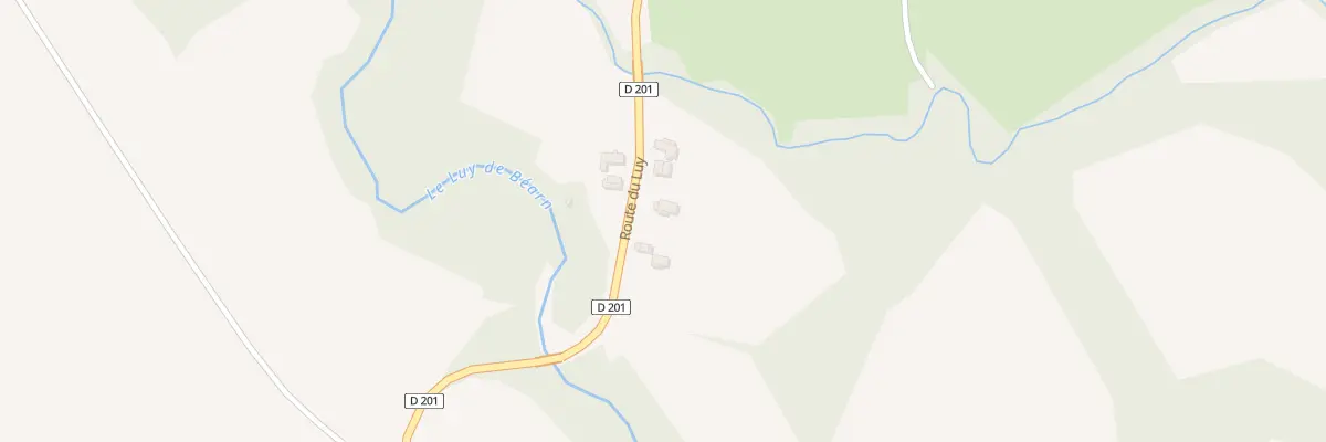 Plan du 29 Rte du Luy à Momas