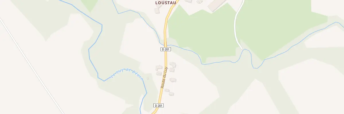Plan du 25 Rte du Luy à Momas