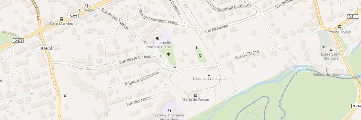 Plan du 20 Rue de l’Église à Verson