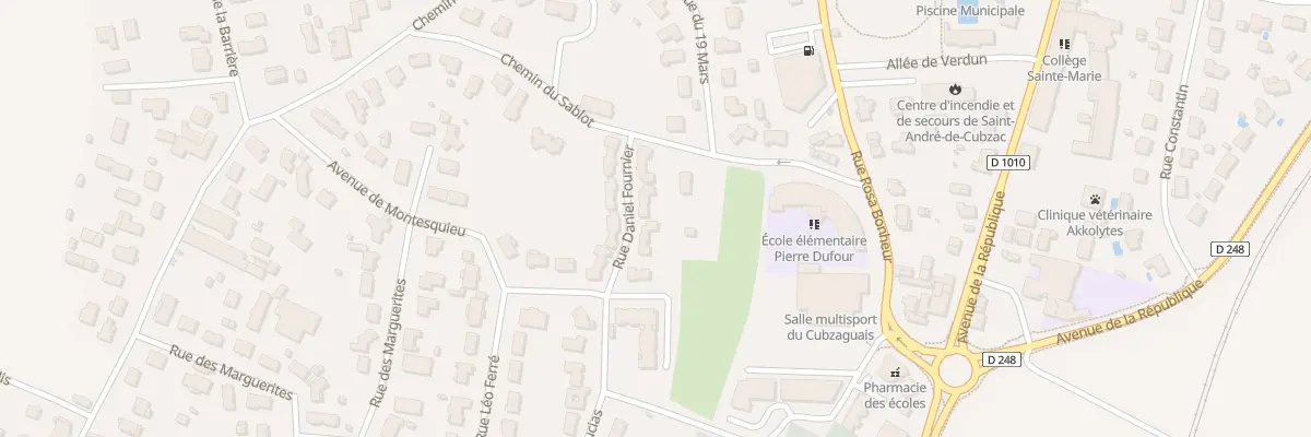 Plan du 6 Rue Daniel Fournier à Saint-André-de-Cubzac