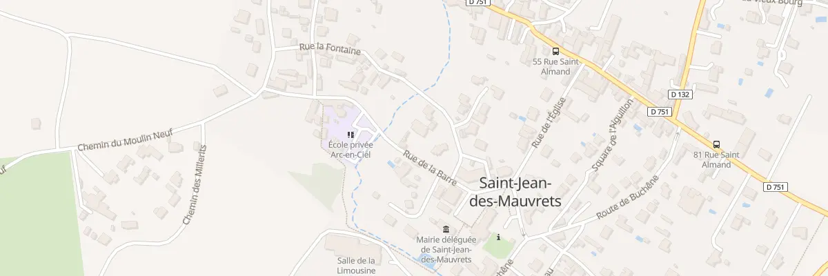 Plan du 7 Rue de la Barre aux Garennes sur Loire