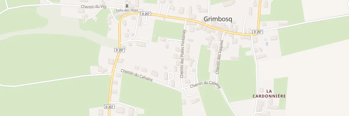 Plan du 6 Che des Plates Fontaines à Grimbosq
