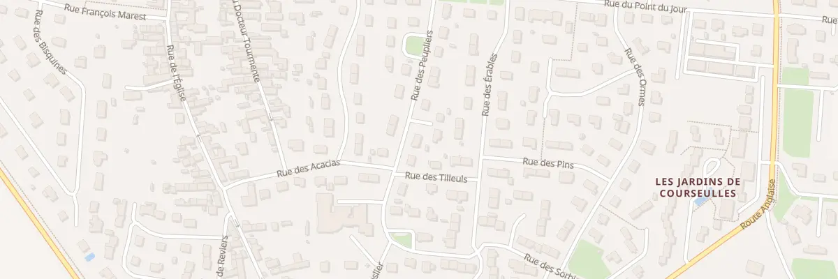 Plan du 17 Rue des Peupliers à Courseulles-sur-Mer