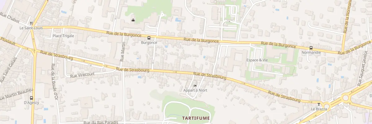Plan du 127 Rue de Strasbourg à Niort