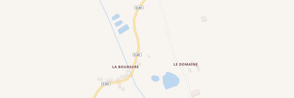 Plan du 1 Le Bourgere à Thubœuf