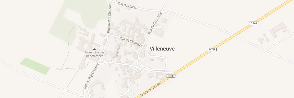 Plan du 6 Rue du Clos Valet à Terranjou