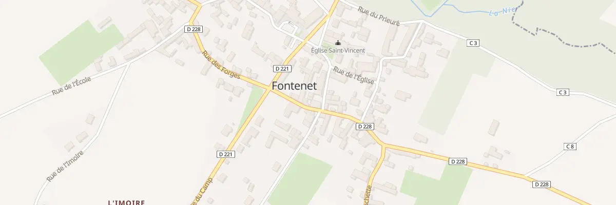 Plan du 3 Rue de la Richardière à Fontenet
