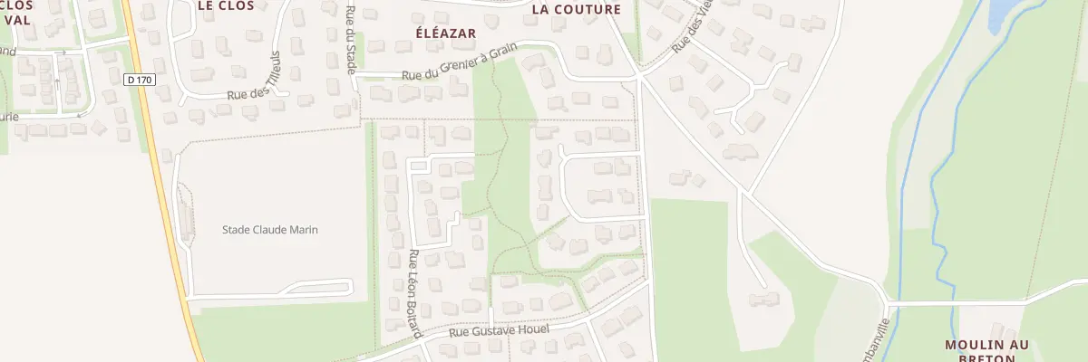 Plan du 13 Rue Abbé Pinçon à Thaon