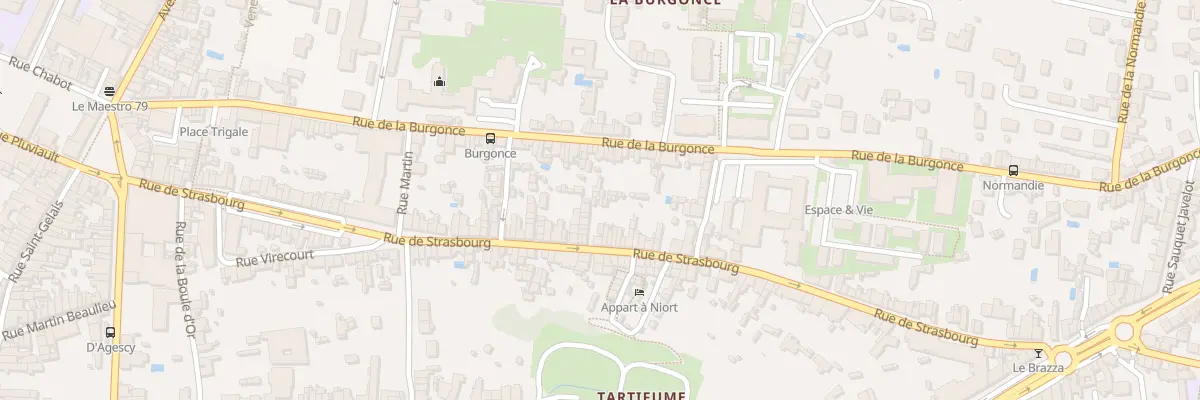 Plan du 123F Rue de Strasbourg à Niort