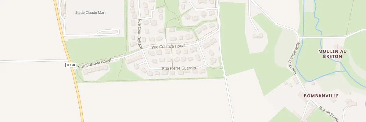 Plan du 9 Rue Pierre Guerrier à Thaon