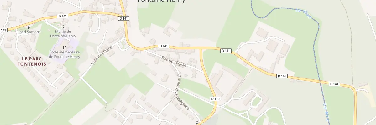 Plan du 11 Rue de l’Église à Fontaine-Henry