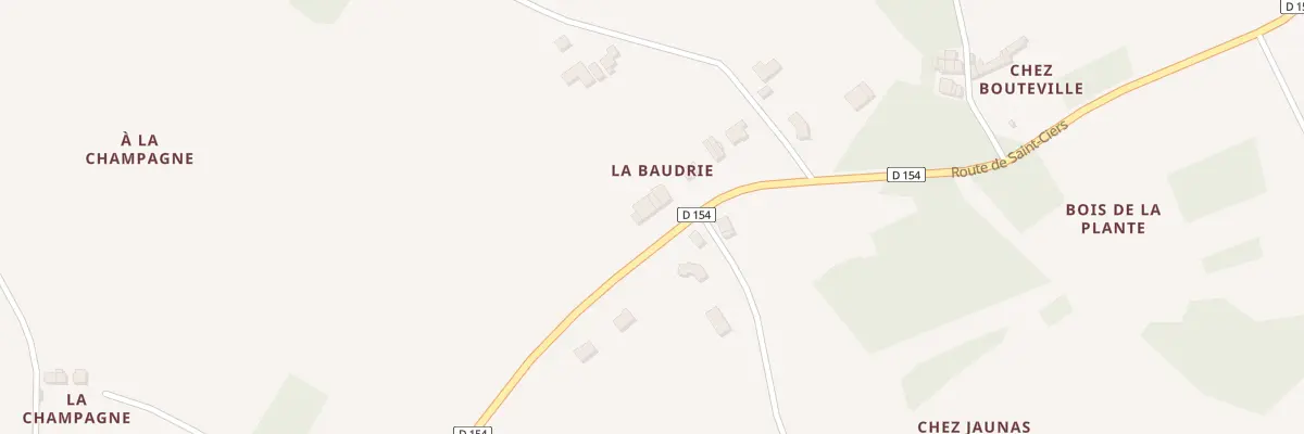 Plan du 5032 La Baudrie à Villexavier