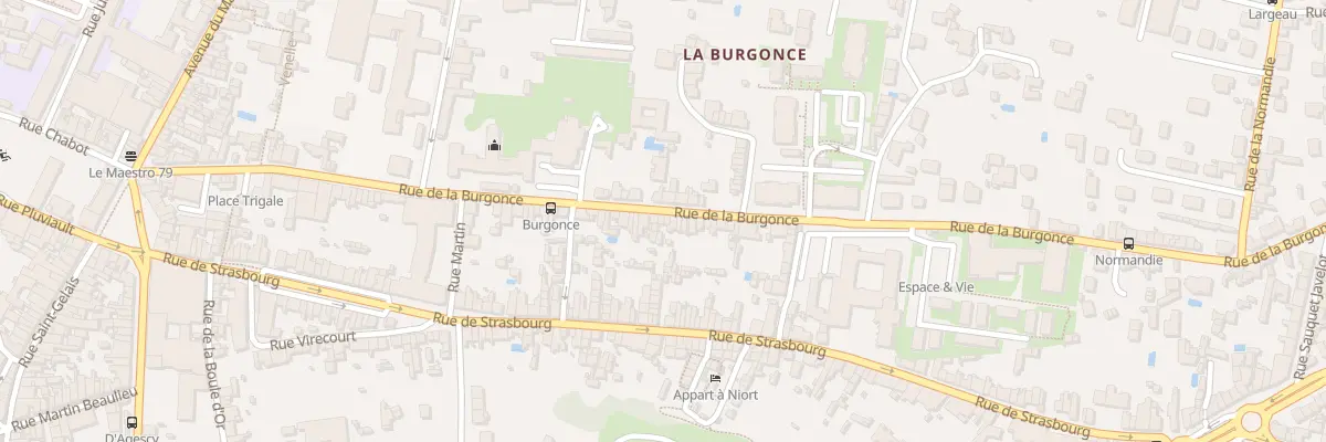 Plan du 98 Rue de la Burgonce à Niort