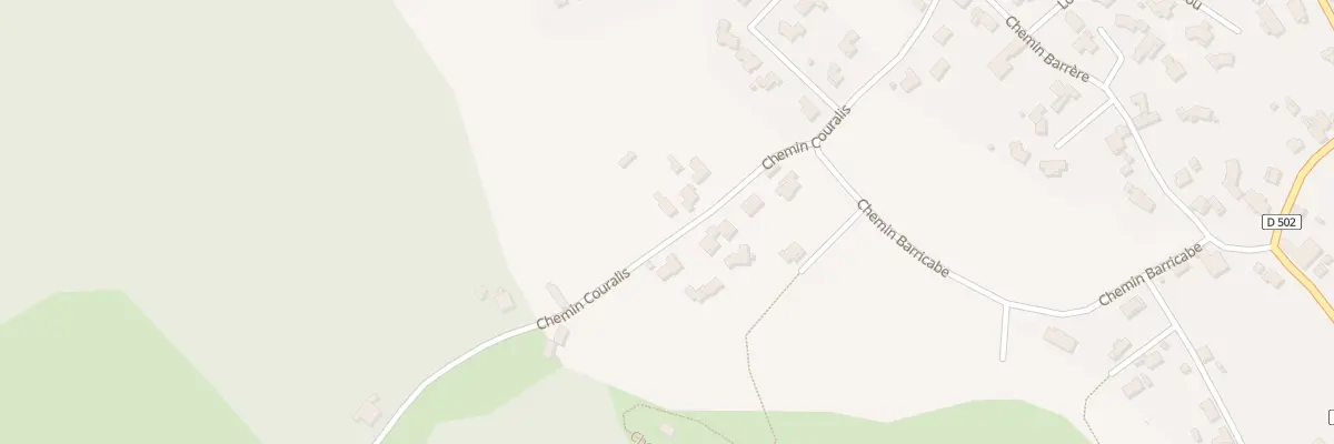 Plan du 36 Che Couralis à Laroin
