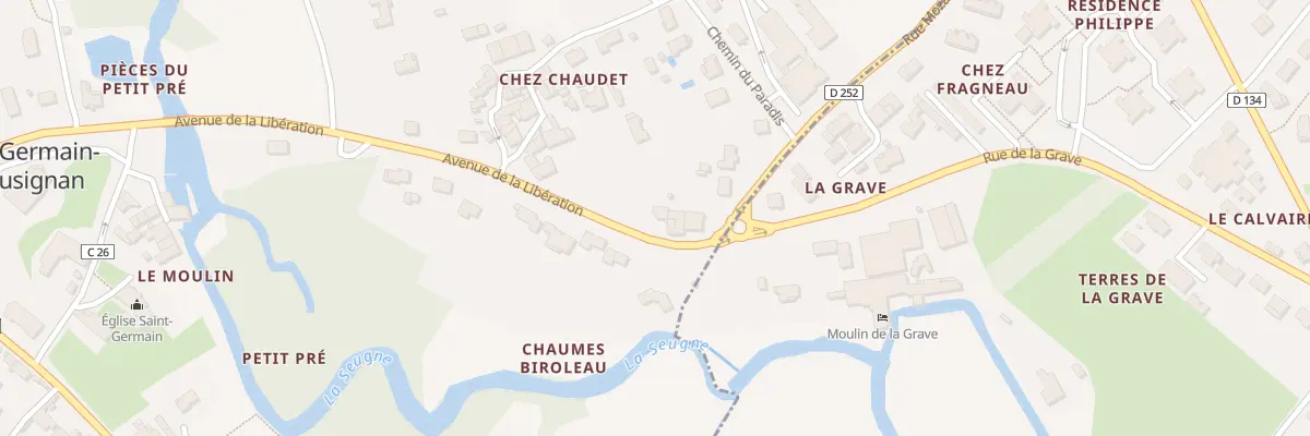 Plan du 31 Av de la Libération à Saint-Germain-de-Lusignan