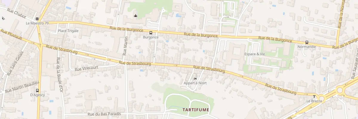 Plan du 123B Rue de Strasbourg à Niort