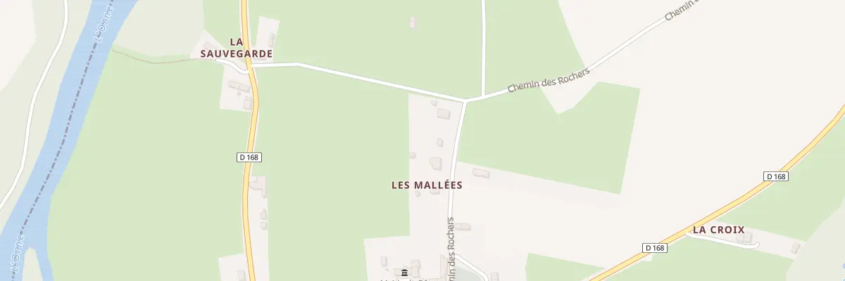 Plan du 5068 Les Vallees au Bô