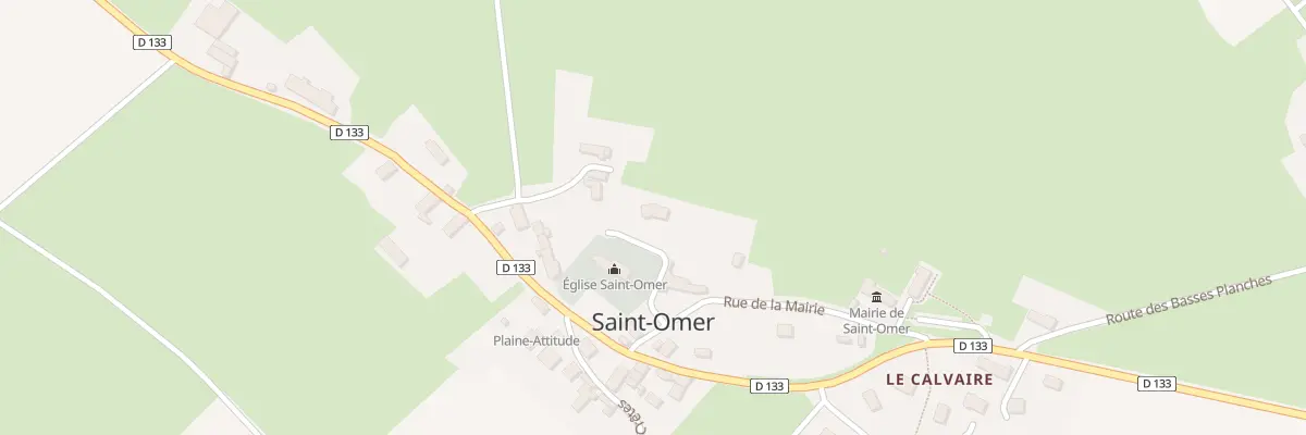 Plan du 5001 Le Bourg Est à Saint-Omer