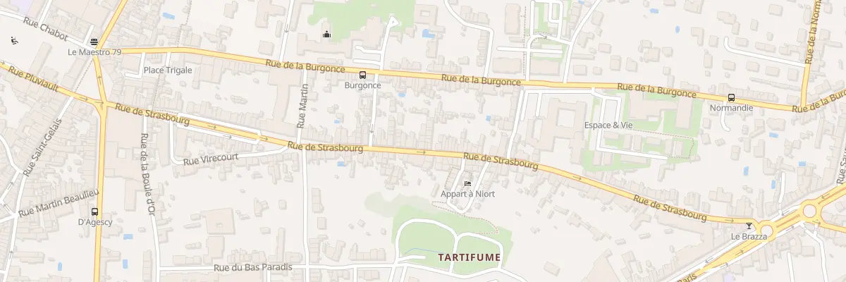 Plan du 115 Rue de Strasbourg à Niort