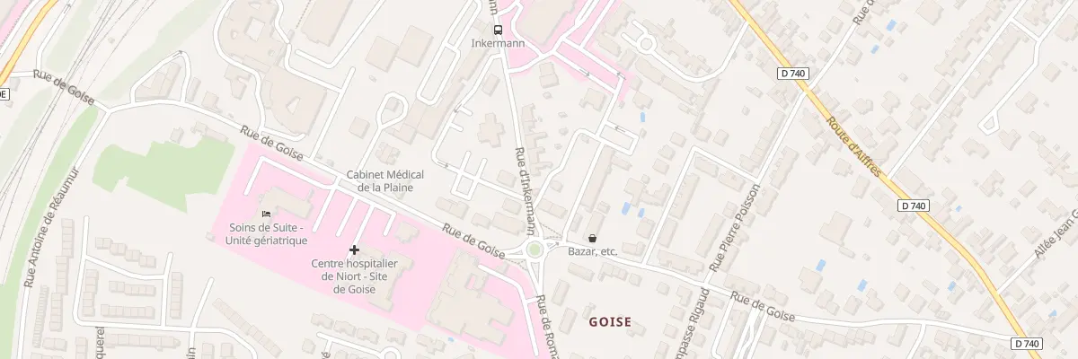 Plan du 41 Rue d’Inkermann à Niort