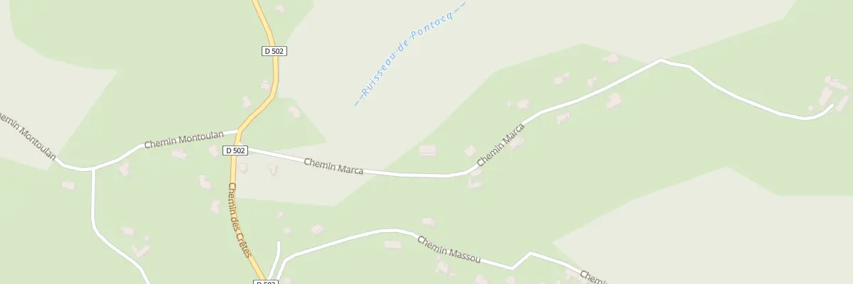 Plan du 25 Che Marca à Saint-Faust