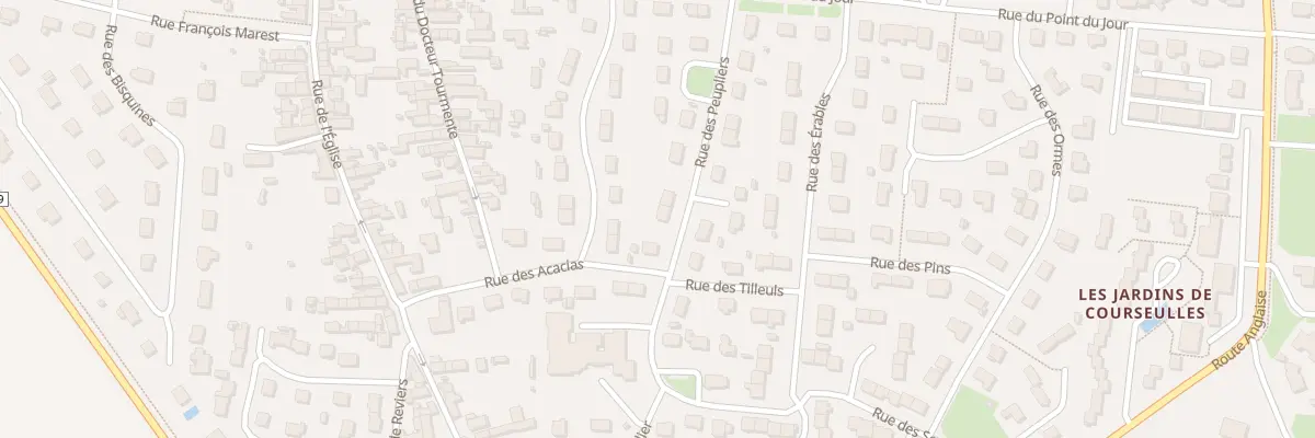 Plan du 18 Rue des Peupliers à Courseulles-sur-Mer