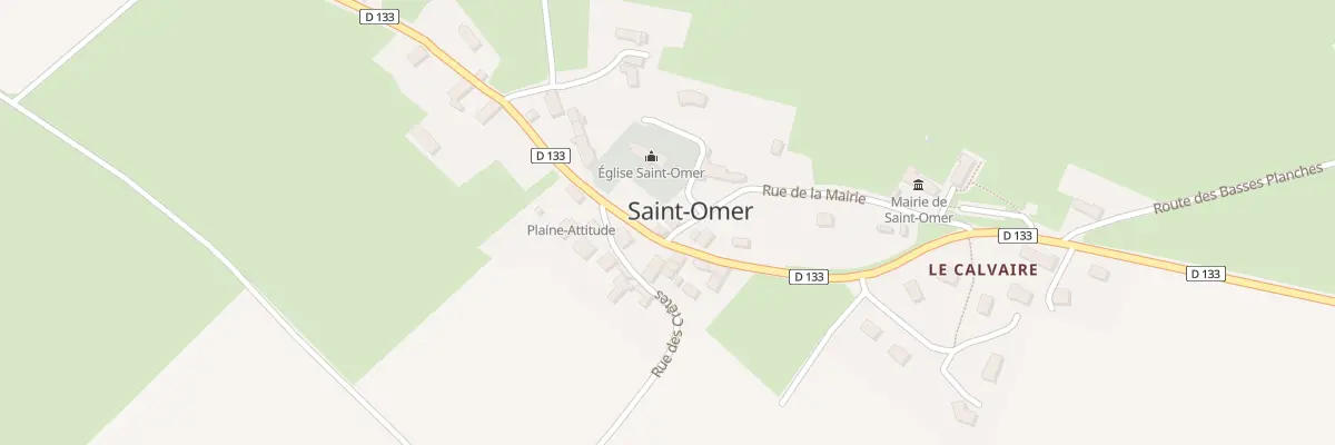 Plan du 1 Rue de la Mairie à Saint-Omer
