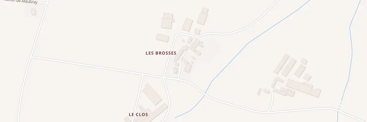 Plan du 2 Che des Brosses au Horps
