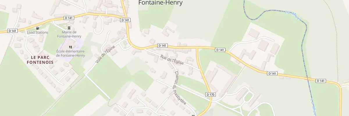 Plan du 7 Rue de l’Église à Fontaine-Henry